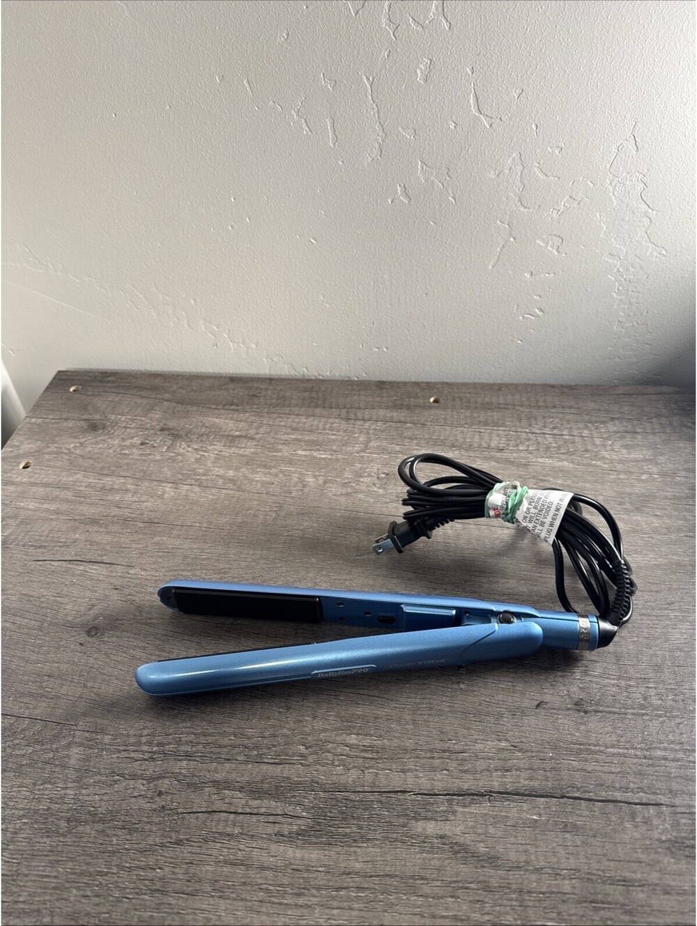 BaBylissPRO Ceramix Xtreme 1" Ceramic Straightener Flat Iron 450°F Blue